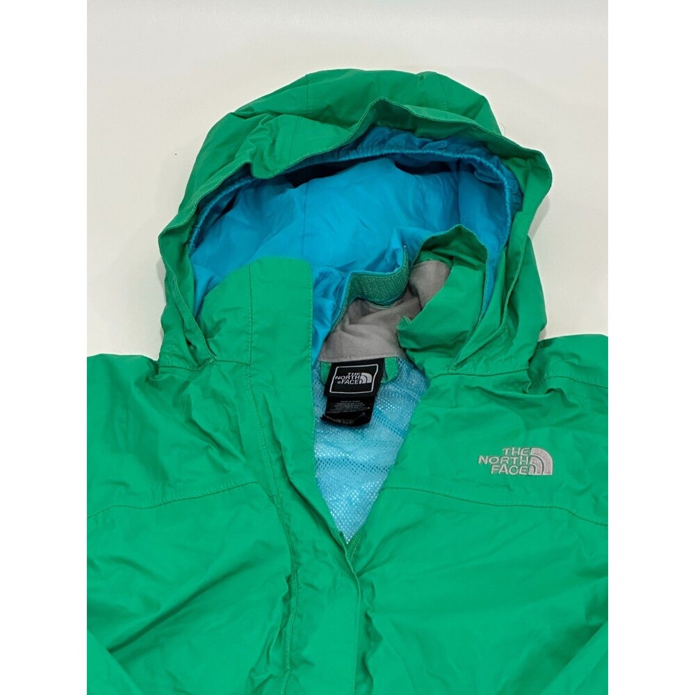 The North Face Hyvent Hooded Full Zip Rain Jacket Girls Size XL Windbreaker